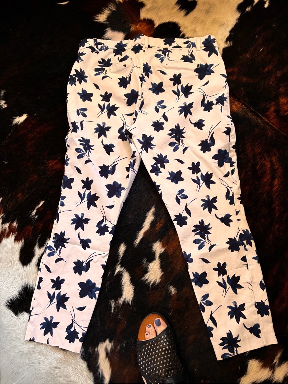 Gap floral skinny leg jeans